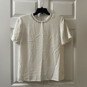 Leslie Fay white blouse